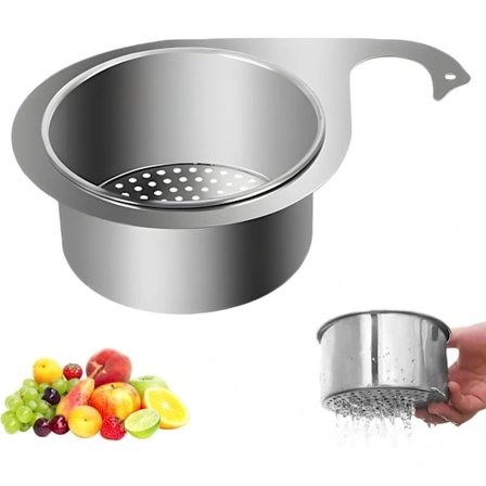 Swan Shape Stainless Steel Sink Strainer, Kitchen Sink Strainer, Sink Strainer Basket, Kitchen Waste Basket (1 Pcs)
