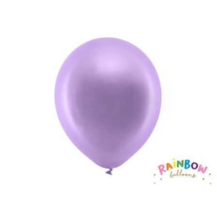 Metall lila Ballonger 30cm 10st metall lila - Rainbow