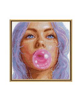 Kirjontapakkaus Taulu Purkkapallo