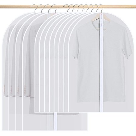 12 stk Klesposer, Støvtette Klesetrekk, Klesetrekk med Acsergery Glidelås, Kjolegave