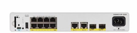 Cisco Catalyst 9200CX - Network Advantage - switch - kompakt - 8 porter - Styrt - rackmonterbar