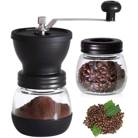 Manuaalinen kahvimylly - Säädettävä keraaminen kahvipapujen jauhin