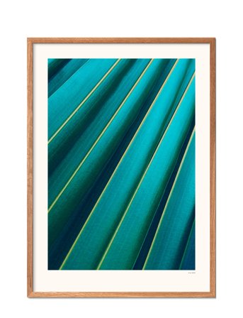 Poster & Frame Leaf - Blue - 29.7X42CM