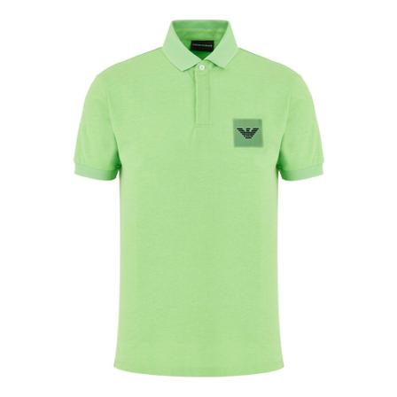 Emporio Armani, Polo t-shirt Groen, Heren, Maat:M,polyester