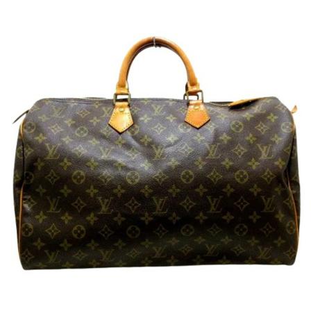 Louis Vuitton Vintage, Pre-owned Polyester Speedy Bruin, Dames, Maat:ONE Size