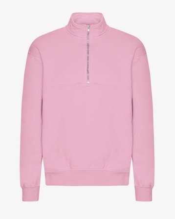 Organic Quarter Zip - Cherry Blossom - Male - S