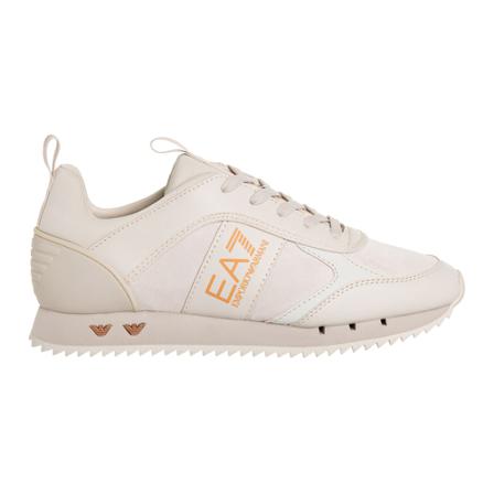 Emporio Armani EA7 women Schoenen suede trainers sneakers , Beige , Dames , Maat: 40 EU