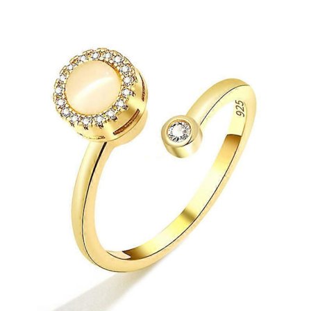Guld angst ring til kvinder, Fidget ringe til angst for kvinder