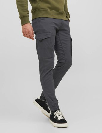 Jack & Jones Jpstpaul Flake Cargo Asphalt Noos - Grey - 29 x 30
