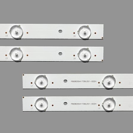100% 2 stk/sæt LED-strips til THOMSON 32 TV T32D16DH 01B T32D16DH 01W J L.D32061330 004AS M 4C LB320T JF3 4C LB320T JF4