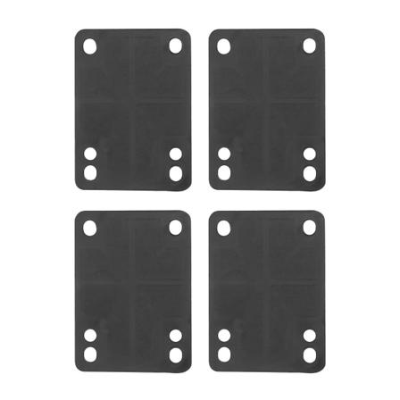 Kumisen rullalautailun korotuslevy 1/8 3mm 4 kpl pakkaus