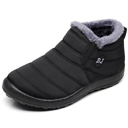 Miesten kevyet talvikengät, lumikengät miehille, vedenpitävät talvikengät, plus-koko 47, unisex-nilkkatalvikengät, slip-on