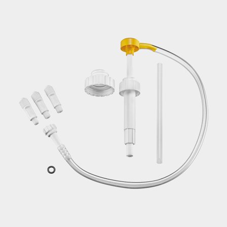 Gear oil change pump, fits M8/M10/3/8" threads + oil cans