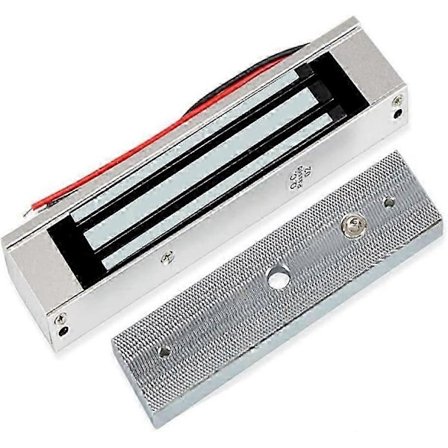 Vandtæt Magnetisk Elektrisk Lås 180kg 350LBS Elektromagnetisk Lås til Adgangskontrolsystem, DC 12V Magnetisk Dørlås, Udendørs Sikkerhed og