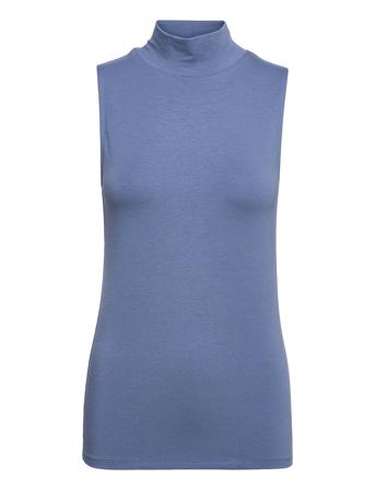 Theo Top T-shirts & Tops Sleeveless Blå Modström