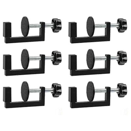 6 stk. G-klemmer, justerbare klemmer for utemøbler - utendørs sofaklemmer i rotting - Rottingklemmer W