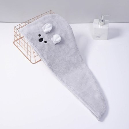 Pyyhe Bath Cap Hiustenkuivaava pyyhe GREY