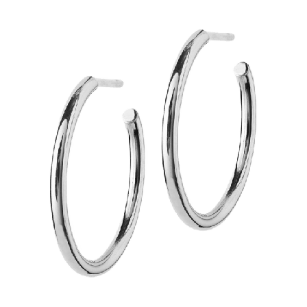 Edblad Hoops Earrings Medium Smycken & klockor Dam Grå M