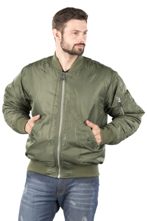 Jacka Brandit MA1 Olivgrön L