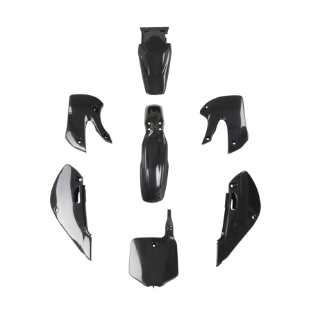 Kit Plastiche Rtech Nero - Kawasaki KX 65 2000-2021