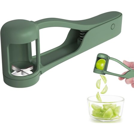 Druekutter for småbarn 1-3 år, Druedeler Kjøkkenutstyr for Grønnsaks- og Fruktsalat Kakedekor, Rustfritt Stål