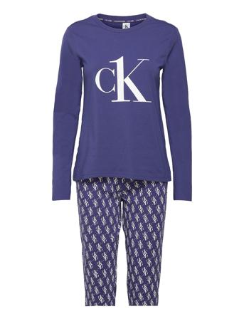 L/S Pant Set Blue Calvin Klein