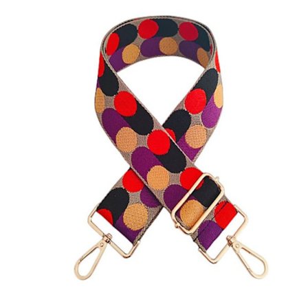 Käsilaukku leveä värillinen hihna Säädettävä olkahihna 06 06