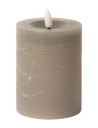 C'est Bon | Rustic Finish Led Pillar Candle | H10CM