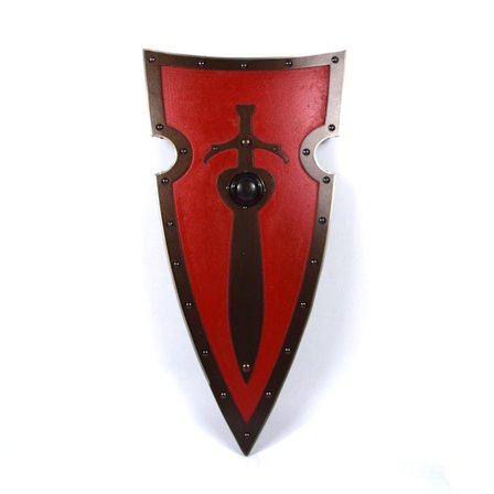 King Arthur trä Viking böjd sköld SWE111