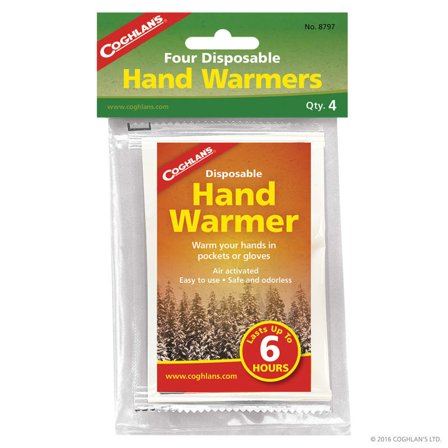 Coghlan's Disposable Hand Warmers - 4-pack other equipment OneSize