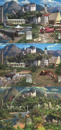 Liechtenstein - Hvis vi ikke var her.... - Postfrisk miniark