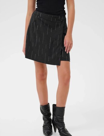 Gestuz Gzadira Mw Wrap Skirt - Grey - 42