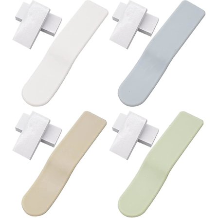 12 kpl WC-kannen nostin, WC-istuimen nostin itseliimautuva kuori, istuimen pehmuste, välttää kosketuksen, hygieninen ovenavaaja, kylpyhuoneen 