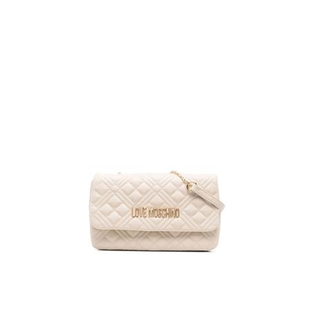 Love Moschino, Small Crossbody Beige, Dames, Maat:ONE Size