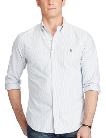 Polo Ralph Lauren Slim Fit Oxford Shirt - Blue - M