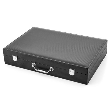 Briefcase Style Black Watch Box - 24 Watches for Men - Watch boxes