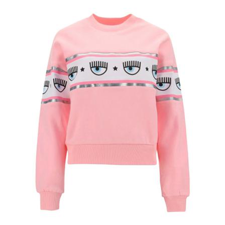 Chiara Ferragni Collection, Sweatshirts Roze, Dames, Maat:XS