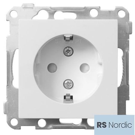 ELKO RS Nordic Enkel stikkontakt for ramme