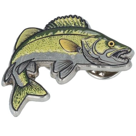 Skillfish - Grön Tillbehör - Zander Walleye Fish Pin @ Hatstore