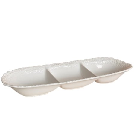 Porslins Skål - Tredelad - 3 pack