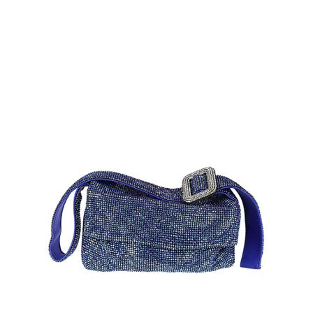 Benedetta Bruzziches, Shoulder Bags Niebieski, Kobieta, Rozmiar: ONE Size