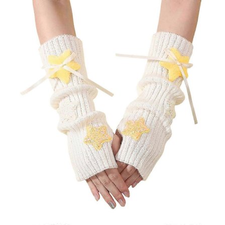 Tyylikkäät pitkät resorihihansuut käsineet käsivarsien lämmittimet ylhihat Tekstiviestien käsienlämmitin 2000-luvun trendi monivärinen