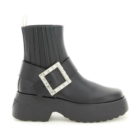Roger Vivier - Stövlar - Svart - Dam - Storlek: 39 Eu, Dam, Storlek: 39 EU