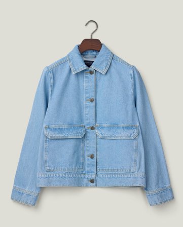 Lexington Lyhyt farkkutakki, vaaleansininen denim