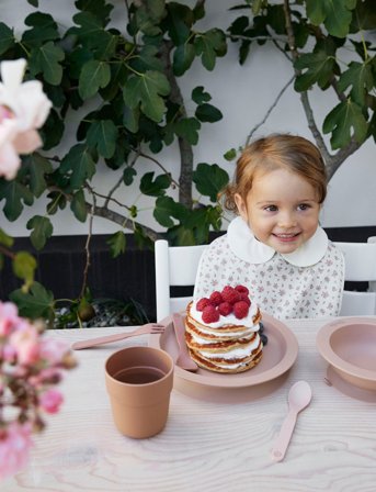 Elodie Details Baby Bib - Autumn Rose - Pink - ONE SIZE