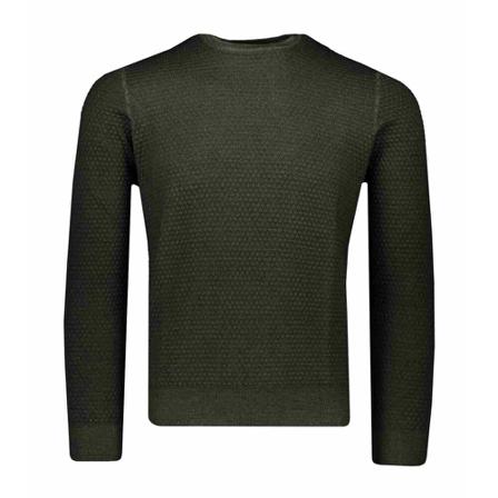 Gran Sasso, Jersey Groen, Heren, Maat:S,wol