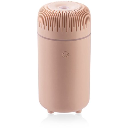 Bil Diffuser Luftfuktare, 100ml Luftfuktare, Aromaterapi Diffuser, Mini Portabel Diffuser, Med LED, för Bil Hem Kontor Sovrum, Rosa