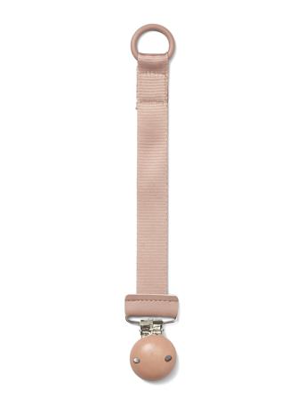 Pacifier Clip Wood - Faded Rose Baby & Maternity Pacifiers & Accessories Pacifier Clips Rosa Elodie Details