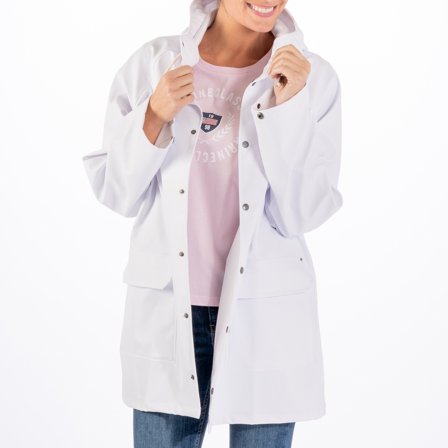 Sadeviitta Marine Classic PU Rain Coat White, unisex, X-Large