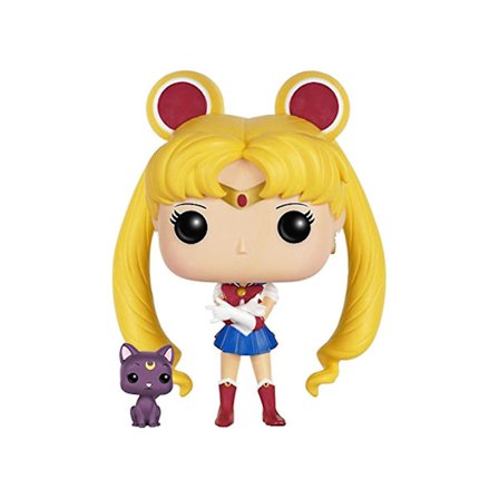 POP Animation: Sailor Moon - Sailor Moon ja Luna vinyylihahmo